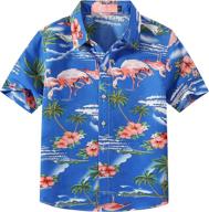 🌺 stylish flamingos hawaiian girls' clothing - fashionable tops, tees & blouses logo