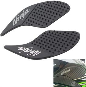 img 1 attached to OTOLIMAN Ninja 250 2008-2016 3D Motorcycle Vinyl Gel Gas Tank Pad Traction Side Traction Side Protector Decal And Sticker Tankpad