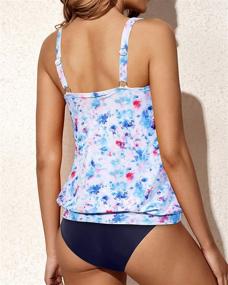 img 3 attached to Yonique Blouson Tankini Swimsuits Bathing Women's Clothing - Swimsuits & Cover Ups