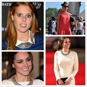 img 3 attached to Gorgeous Rhinestone Necklace Inspired By Princess Kate Middleton'S Style