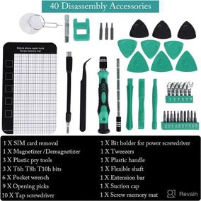 img 1 attached to 138 in 1 Locimirv Precision Screwdriver Set - Premium Electronics Magnetic Small Screwdriver Kit with Case for Computer Repair, PC, Cellphone, Game Console, Watch, Eyeglasses