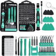 138 in 1 locimirv precision screwdriver set - premium electronics magnetic small screwdriver kit with case for computer repair, pc, cellphone, game console, watch, eyeglasses логотип