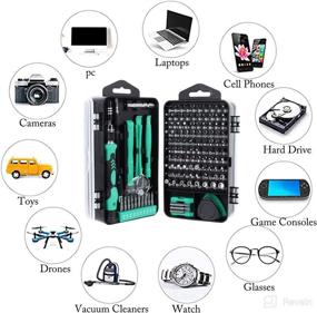 img 3 attached to 138 in 1 Locimirv Precision Screwdriver Set - Premium Electronics Magnetic Small Screwdriver Kit with Case for Computer Repair, PC, Cellphone, Game Console, Watch, Eyeglasses