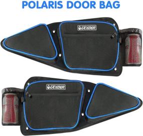 img 3 attached to 🚪 High-Quality RZR Side Door Bags: Durable 1680D Nylon, Polaris RZR XP 1000 900XC S900 - Passenger & Driver Side Storage Bag with Knee Protection