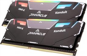 img 3 attached to Upgrade Your Gaming PC With Timetec Pinnacle Konduit RGB 32GB Kit - High-Performance DDR4 3200MHz Memory Module Compatible With Both AMD And Intel Desktops