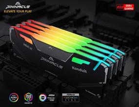 img 2 attached to Upgrade Your Gaming PC With Timetec Pinnacle Konduit RGB 32GB Kit - High-Performance DDR4 3200MHz Memory Module Compatible With Both AMD And Intel Desktops