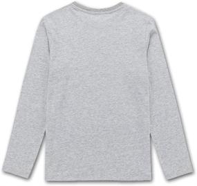 img 3 attached to DEESPACE Long Sleeve Crewneck 3 12Years 7 8Years Girls' Clothing : Tops, Tees & Blouses