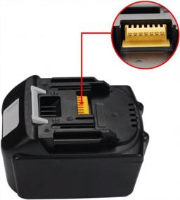 img 1 attached to 4.5Ah 18V Lithium-Ion Cordless Battery Replacement For MAKITA BL1845 LXT400 BL1830 BL1840 194205-3