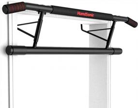 img 4 attached to Multifunctional Doorway Pull-Up Bar with Handle, Band, and Hands-Onic Design for Home Strength Training - Fits All Doors