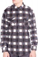 men's heavy flannel shirt up to 5xl - visive long sleeve button down logo