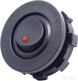 img 3 attached to Cllena Car Truck Round Rocker Toggle Switch SPST On-Off Control With Switch Housing (Red LED Light)