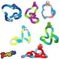 tangle pets aquatic series collection: fun sea creature fidget toys for boys and girls logo