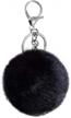 faux rabbit fur ball pom pom keychain car key ring handbag tote bag pendant purse charm for cityelf cute logo