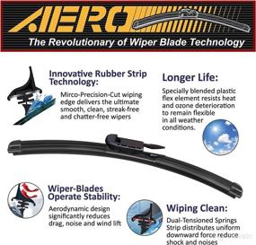 img 3 attached to 🚗 AERO Avenger Premium All-Season Beam Windshield Wiper Blades for Chevrolet Chevy Sonic 2020-2012 (Set of 2) - 26-inch + 15-inch Length, I&L Pinch Tab, OEM Replacement