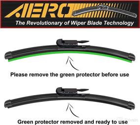 img 1 attached to 🚗 AERO Avenger Premium All-Season Beam Windshield Wiper Blades for Chevrolet Chevy Sonic 2020-2012 (Set of 2) - 26-inch + 15-inch Length, I&L Pinch Tab, OEM Replacement