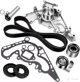 img 4 attached to 🔧 Scitoo TBK298WPT Timing Belt Kit with Water Pump for 1998-2009 Lexus Toyota Tundra 4Runner Sequoia 4.7L 2UZFE