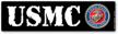 marine corps bumper strip magnet logo