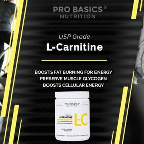 img 3 attached to 🏋️ L-Carnitine Amino Acid Powder - Pro Basics USP Grade, 4.2oz (120g)