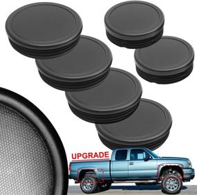 img 4 attached to 🚗 BASIKER Car Frame Tube Hole Plugs Kit for GMC Sierra/Silverado 2500HD: Front and Rear Wheel Well Cover Solution (2001-2019/2001-2018)