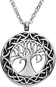 img 3 attached to Stylish And Meaningful: SmartChoice Tree Of Life Cremation Necklace With Gift Box For Ashes
