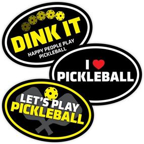 img 4 attached to Pickleball Car Stickers Decals Outdoor