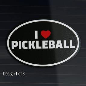 img 2 attached to Pickleball Car Stickers Decals Outdoor