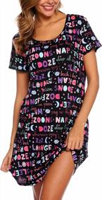 img 2 attached to Stay Comfortable All Night With ENJOYNIGHT Women'S Cotton Sleep Shirt