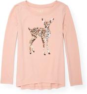 adorable girls' sleeve t-shirts at children's place - explore our tops, tees & blouses collection logo