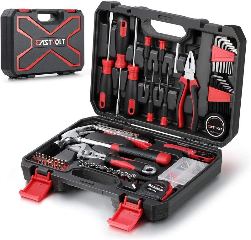 128piece Cordless Drill Driver Home Project Kit 20v Battery All in One  Tools Set for sale online