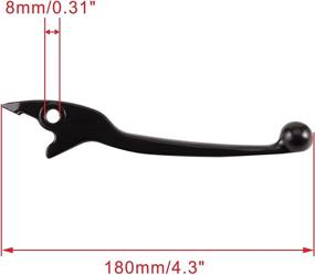 img 3 attached to 🔧 WOOSTAR Upgraded Right Brake Lever for Taotao Dirt Pit Bikes (110cc, 125cc, 150cc, 200cc, 250cc)