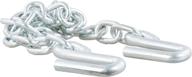 curt 80301: 48-inch trailer safety chain - heavy-duty s-hooks for 7,000 lbs break strength logo