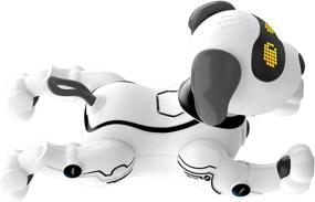 img 1 attached to Interactive And Fun Contixo R3 Robot Dog Toy- Perfect For Kids To Play And Interact With!