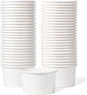 paper ice cream cups disposable household supplies - paper & plastic logo