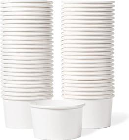 img 4 attached to Paper Ice Cream Cups Disposable Household Supplies - Paper & Plastic
