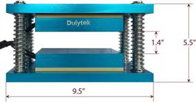 img 2 attached to Dulytek Retrofit Two Channel Heat Plate Kit - 3X6 Anodized Aluminum Caged Plates For 10-20 Ton Hydraulic/Air Presses