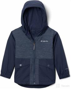 img 1 attached to 🌧️ Stay Cozy and Dry with the Columbia Girls' Rainy Trails Fleece Lined Jacket