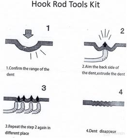 img 2 attached to 🔧 MENQANG Auto Paintless Dent Repair Tool - 50 PCS Car Dent Repair Kit with Glue Gun, Hammer, Suction Cup Dent Puller - Effective Minor and Deep Dent Removal, Bridge Dent Puller