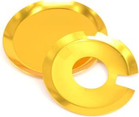 img 2 attached to 🔒 Gold Engine Ignition Clutch Case Savers Guards Kit Protector Set Cover - Enhancing Protection for DR-Z400S DRZ400E DRZ400SM KLX400