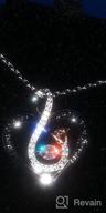 картинка 1 прикреплена к отзыву Набор украшений из серебра пробы S925 с кулоном в форме розы, браслетом, и ожерельем 🌹 - идеальный подарок для женщин на День Святого Валентина, День Рождения, Рождество и День Матери! от Kim Tyger