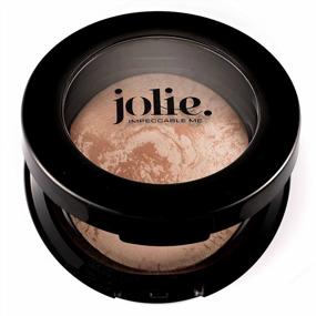 img 1 attached to Jolie Marbleized Baked Finishing Powder Bronzer, Highlighter (Matte Bronze)