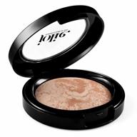 jolie marbleized baked finishing powder bronzer, highlighter (matte bronze) logo