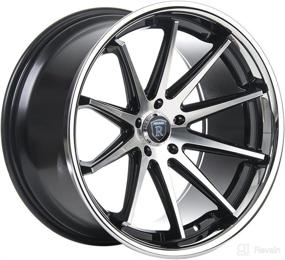 img 4 attached to Rohana Wheels Machined Finish 5X114 3Mm Tires & Wheels best in Wheels