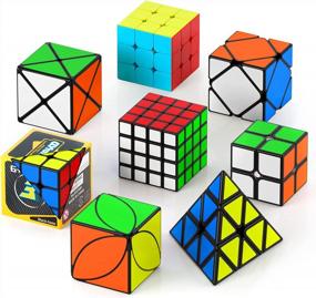img 4 attached to Get Ahead With Vdealen'S 8-Pack Of Exceptional Speed Cubes! Ideal Gift For Teens, Kids, And Adults On Christmas And Birthdays!