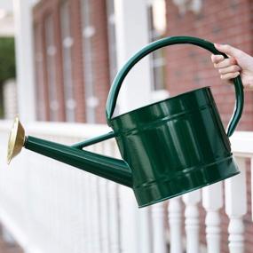 img 1 attached to 1.3 Gallon Metal Watering Can With Removable Spout - Decorative Farmhouse Plant Watering Can For Indoor And Outdoor - Perfect Christmas Gift & Decoration