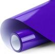 arhiky 12" x 5' iron-on heat transfer vinyl roll in purple for custom apparel decoration logo