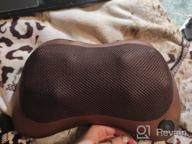 img 1 attached to Pillow massager for neck, legs, back, arms, shoulders and lower back / Relax pillow massager with heating for home and car Massage Pillow 8028 review by Andrey  Msexcell ᠌