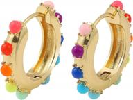 add glamour to your look with sloong gold plated cuff earrings - perfect for women and girls logo