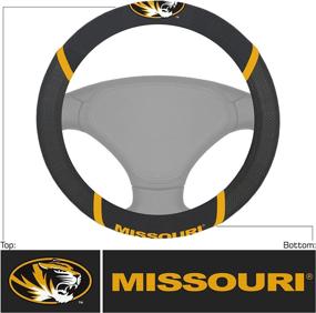 img 3 attached to 🏎️ NCAA Unisex-Adult Steering Wheel Cover with Embroidered Design by FANMATS