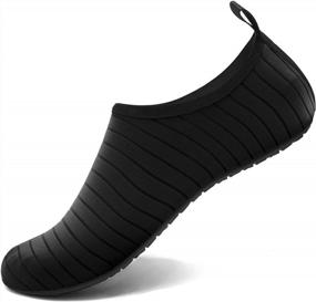 img 4 attached to VIFUUR Barefoot Water Shoes Quick-Dry Aqua Yoga Socks Slip-on for Men and Women