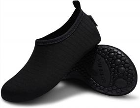 img 2 attached to VIFUUR Barefoot Water Shoes Quick-Dry Aqua Yoga Socks Slip-on for Men and Women